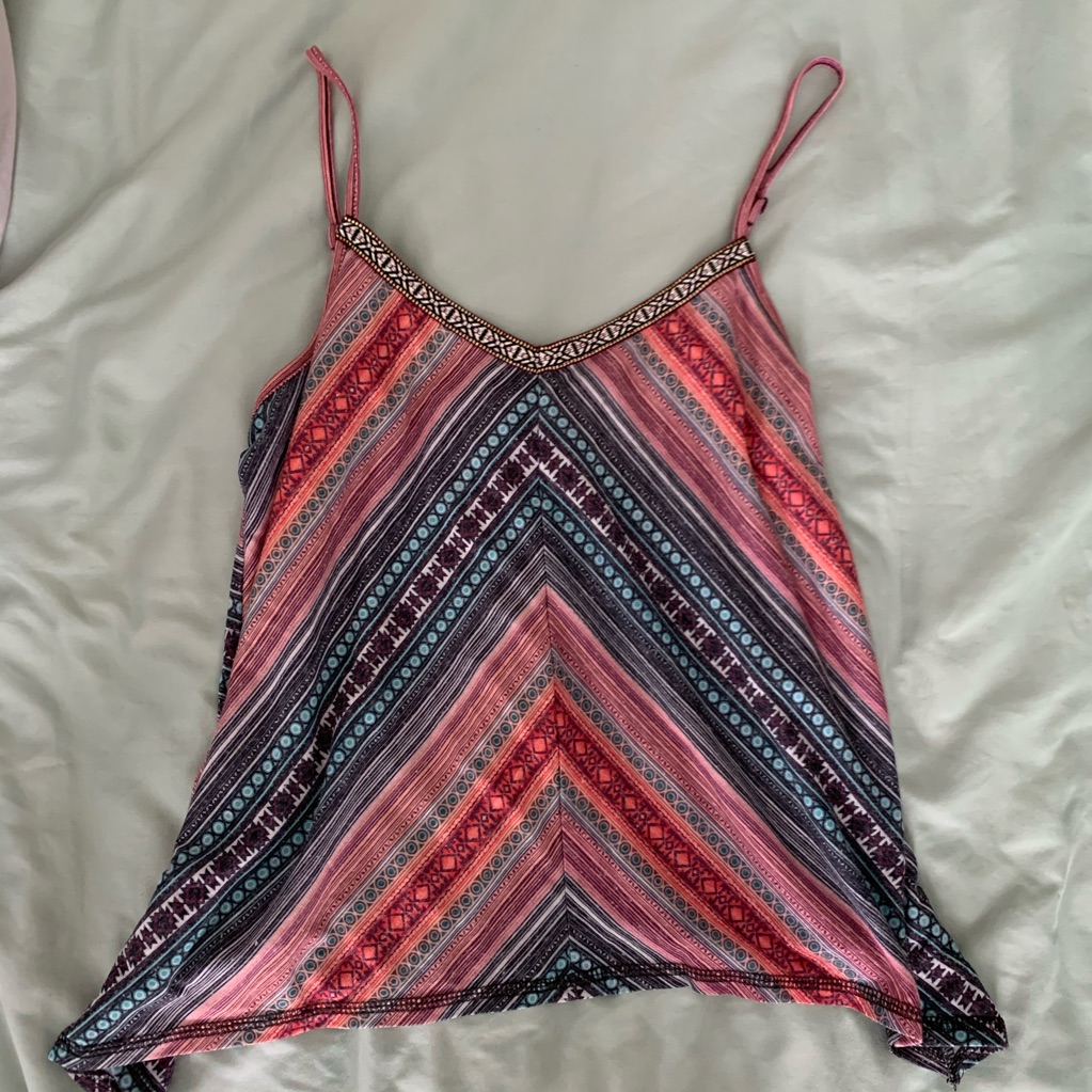 Junior Patterned Cami Fits Like Small For Adult